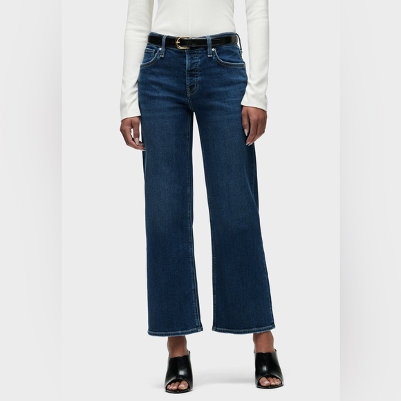 Hudson Jeans Denim - Hudson Rosie Wide Leg Crop Jeans